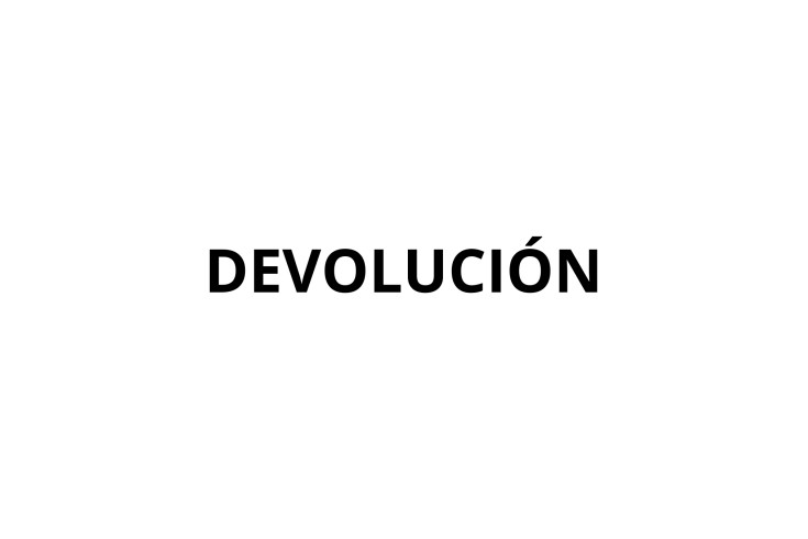 DEVOLUCIÓN